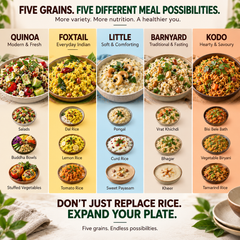 QUINOA + 4 MILLETS Rice Alternative Combo