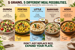 QUINOA + 4 MILLETS Rice Alternative Combo