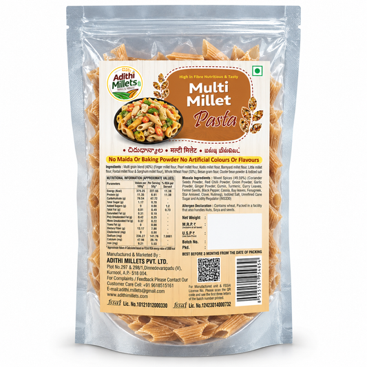 Multi Millet Macaroni Pasta with Masala – 192 g