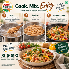 Multi Millet Macaroni Pasta with Masala – 192 g