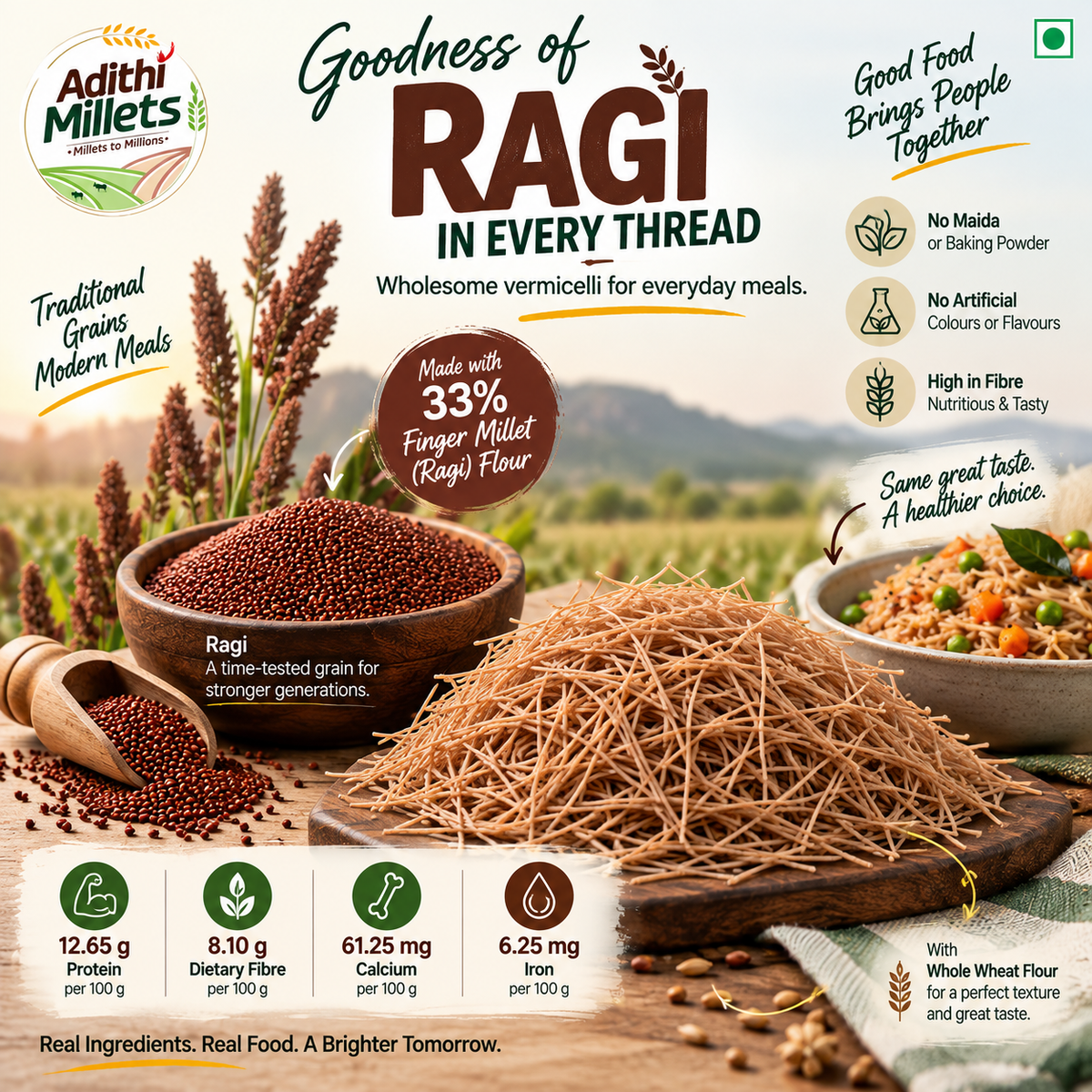Finger Millet Vermicelli