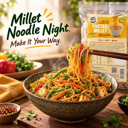 Foxtail Millet Noodles with Masala – 192 g