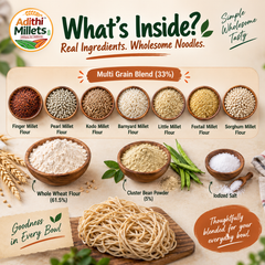 Navagrain Multi Millet Noodles with Masala – 192 g