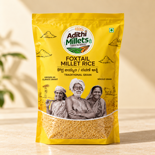 Adithi Foxtail Millet – Kurnool Korra | Thinai | Kangni | Navane