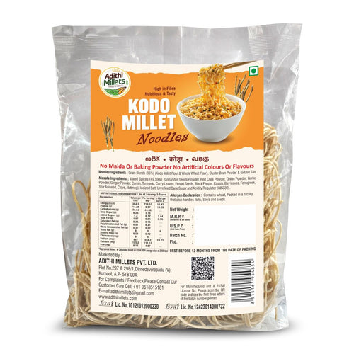 Kodo millet noodles